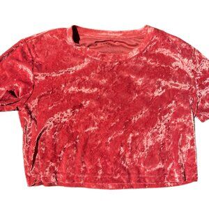Women's Aeropostale L Velvet Crop Top